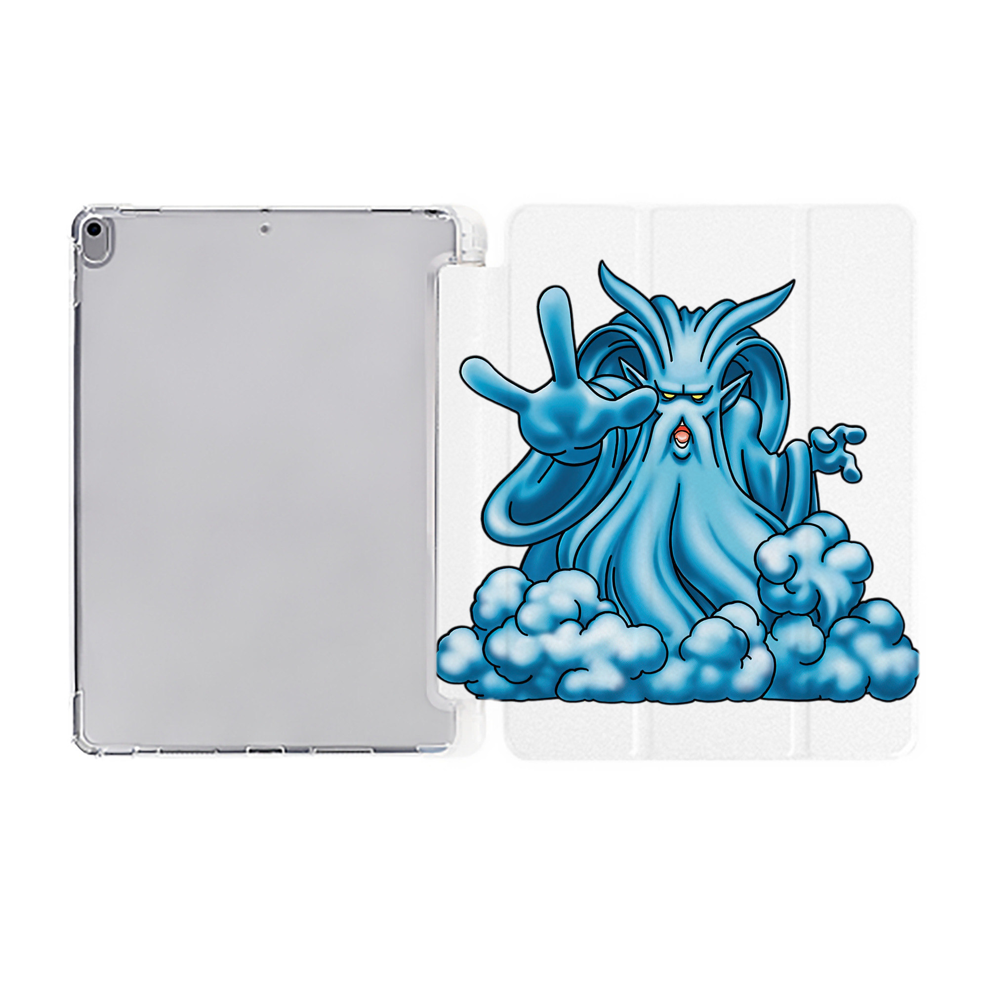 （画像用） ドラゴンクエスト Doragon Kuesuto Dragon Quest IPad ケース ペン収納付き 三つ折りスタンド PUレザー×シリコン 対応機種9.5/10.5/10.9インチ